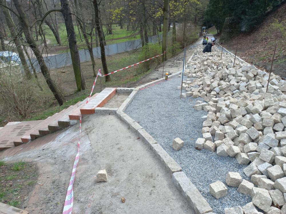 3410403_Rekonstr.prostoru mezi Gotthard.bránou a býv.bubeneč.nádr., průběh prací 2022