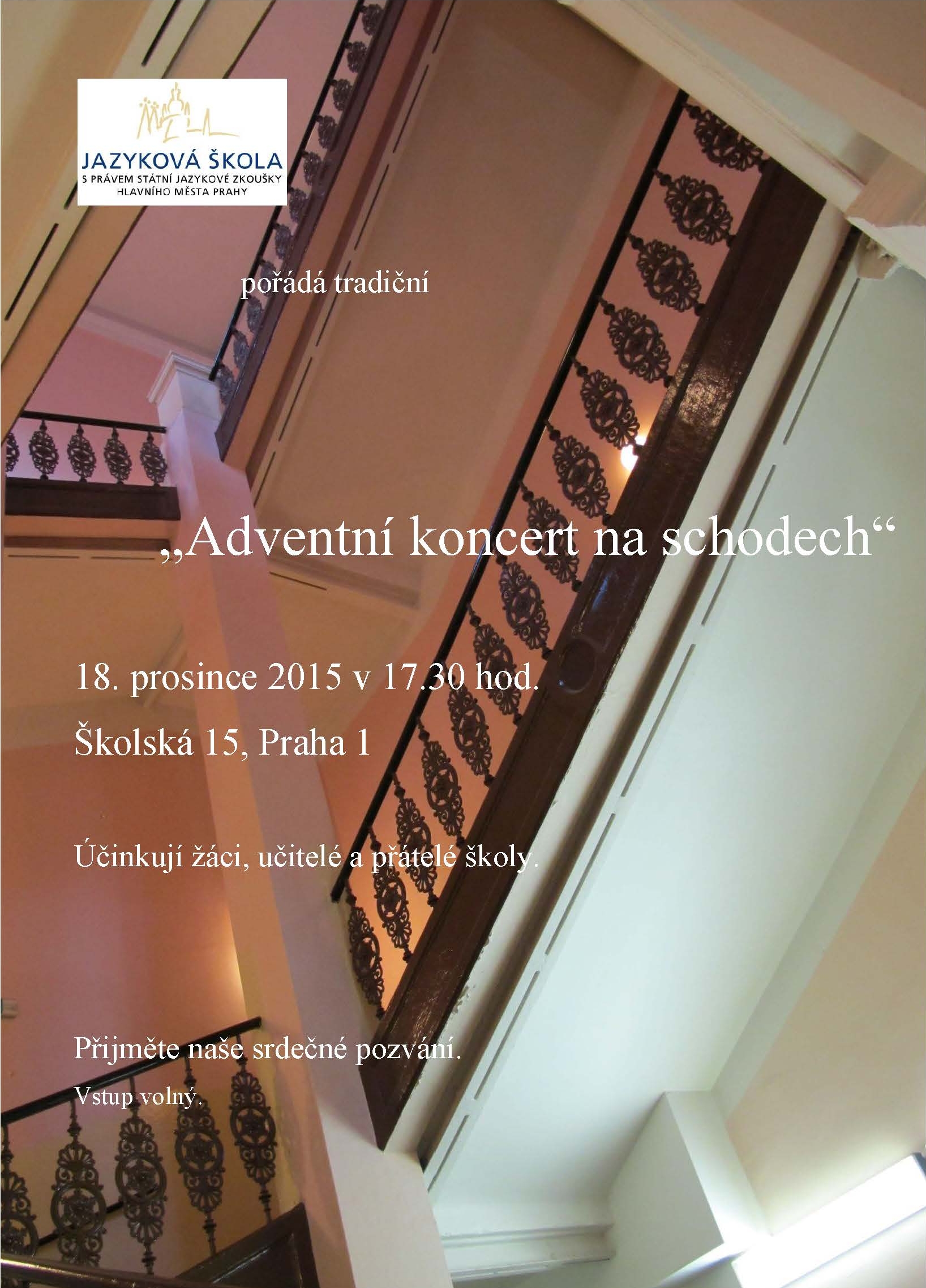 Adventní koncert na schodech