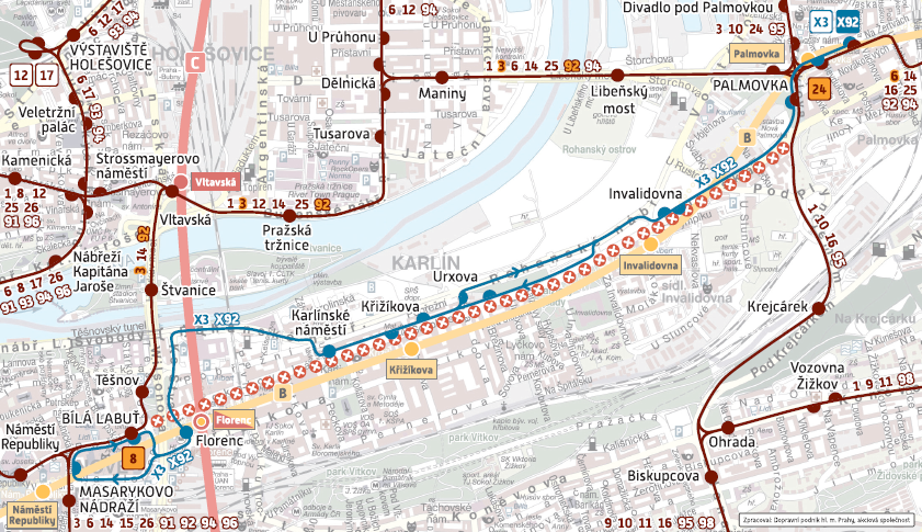 mapa_florenc_palmovka