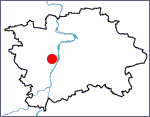 orientační mapka polohy v Praze - studánka Pod Děvínem