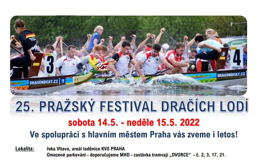 Pozvánka na festival dračích lodí