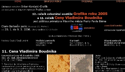 cena vladimíra boudníka za rok 2005