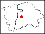 Les Bohdalec a Tyršův vrch, orientační poloha v Praze