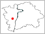 orientační mapka Prahy - studánka Na Troníčku