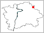 orientační mapka polohy - studánky Vinořská a Gotická